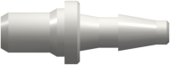 Ultrasonically Weldable Fitting to Classic Series Barb 3/32" (2.4 mm) ID Tubing White Nylon
