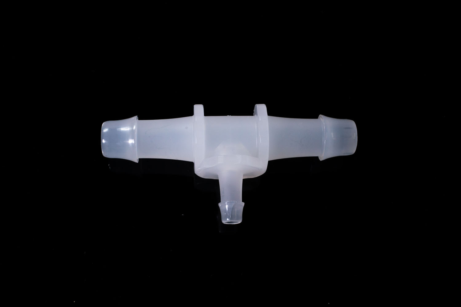 PP太径T型異径コネクター 適用チューブ内径12mm：1/2"×2⇔6mm：1/4"