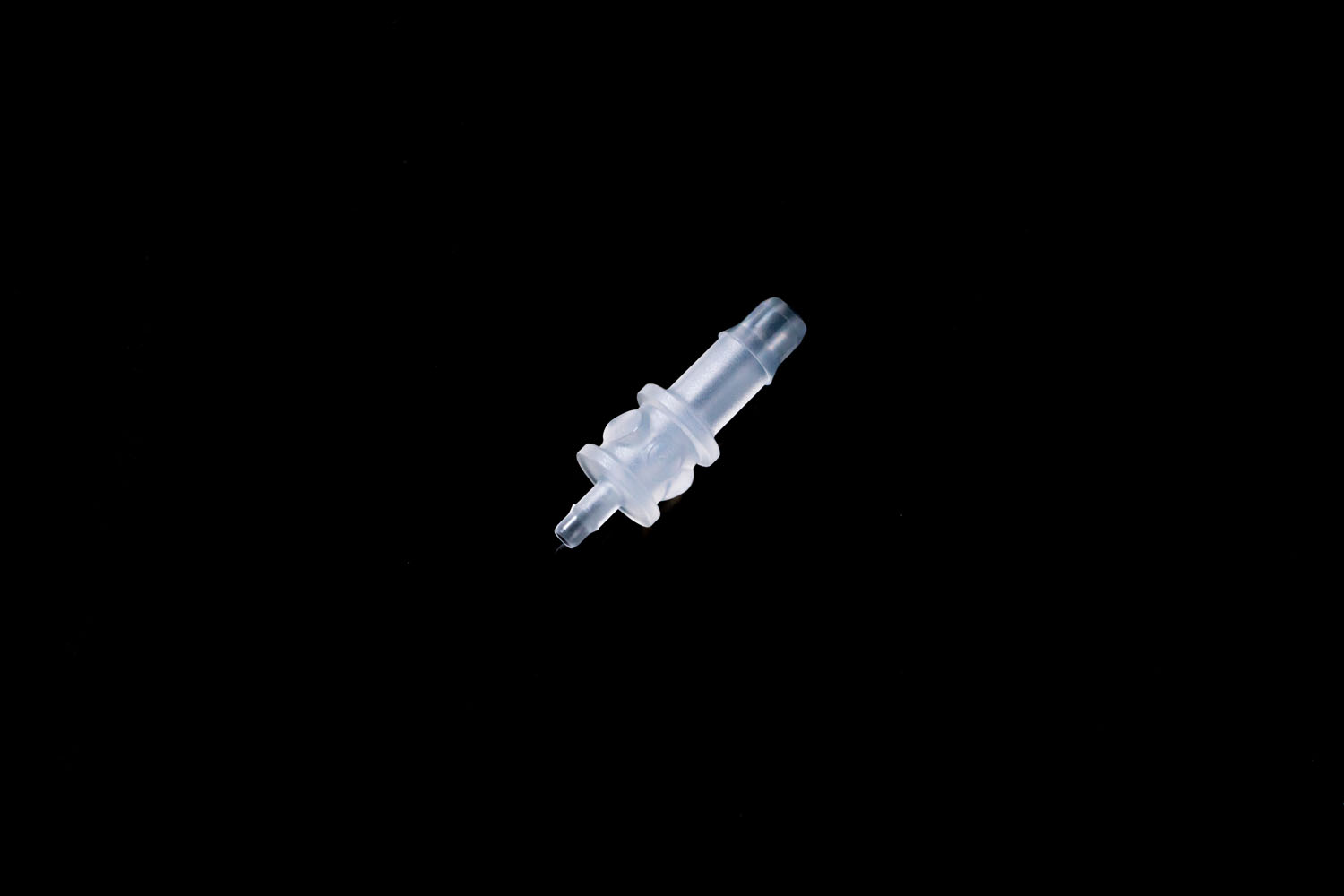 PP異径ストレートミニフィッティング 半硬質チューブ内径1.5⇔3.0mm