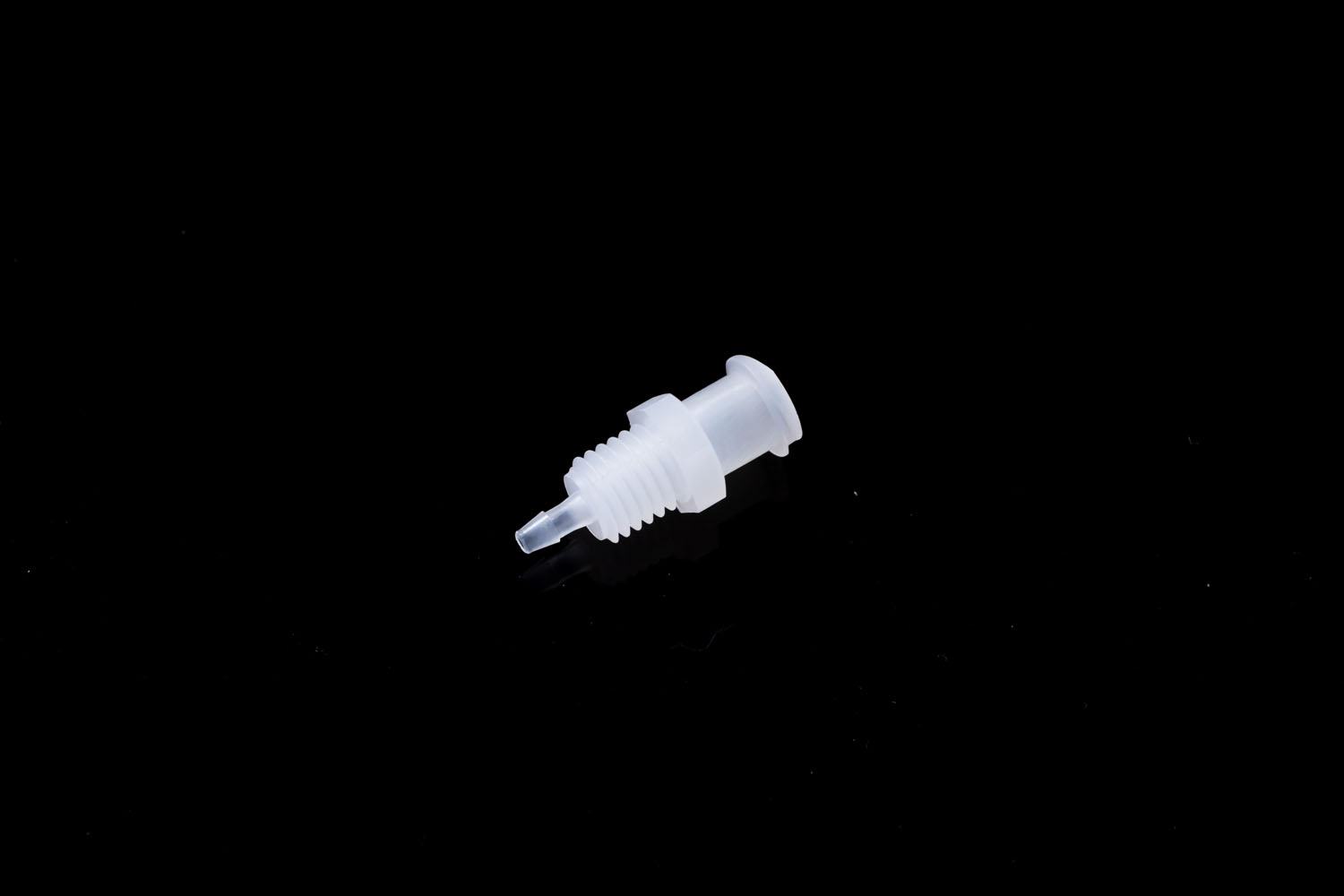 PVDFメスルアーフィッティング隔壁コネクター(VRBF) 軟質チューブ内径1.5mm：1/16"