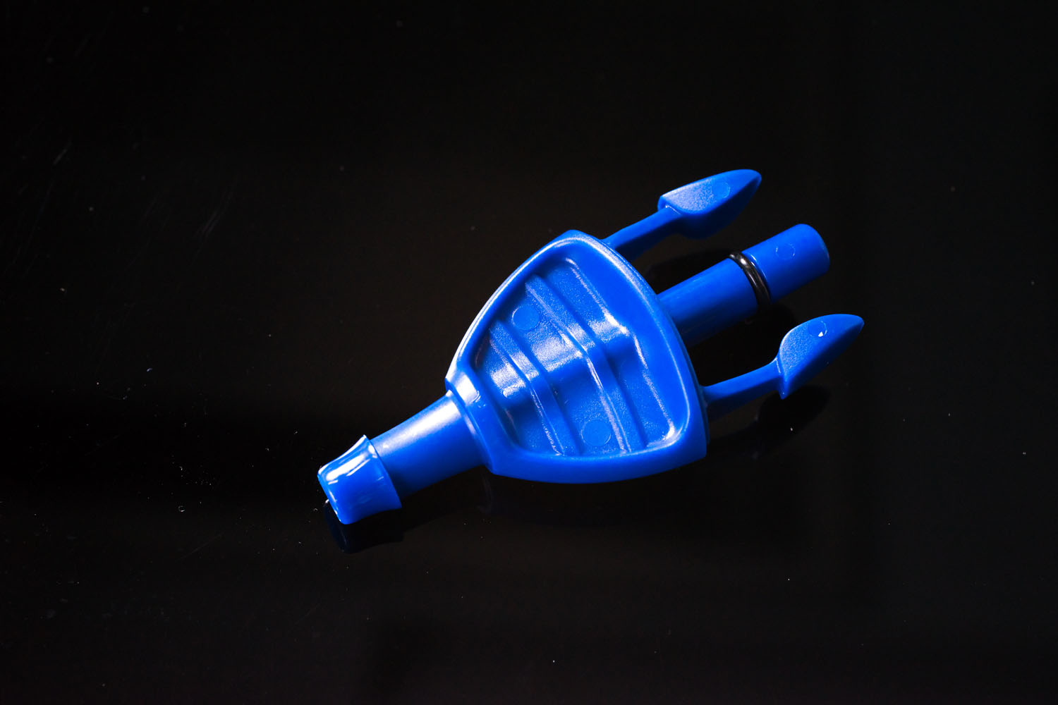 オスタイプ 大 軟質チューブ内径5mm：3/16" 紺