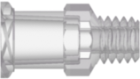 Female Luer Thread Style with 1/4" Hex to 10-32 Special Tapered Thread Natural Kynar PVDF