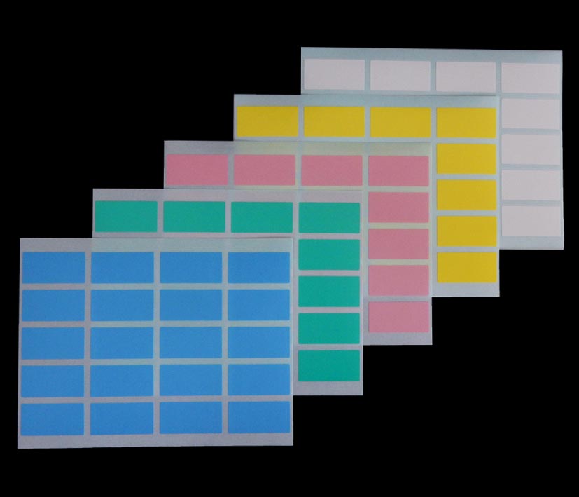 パステルカラーラベル シートタイプ 